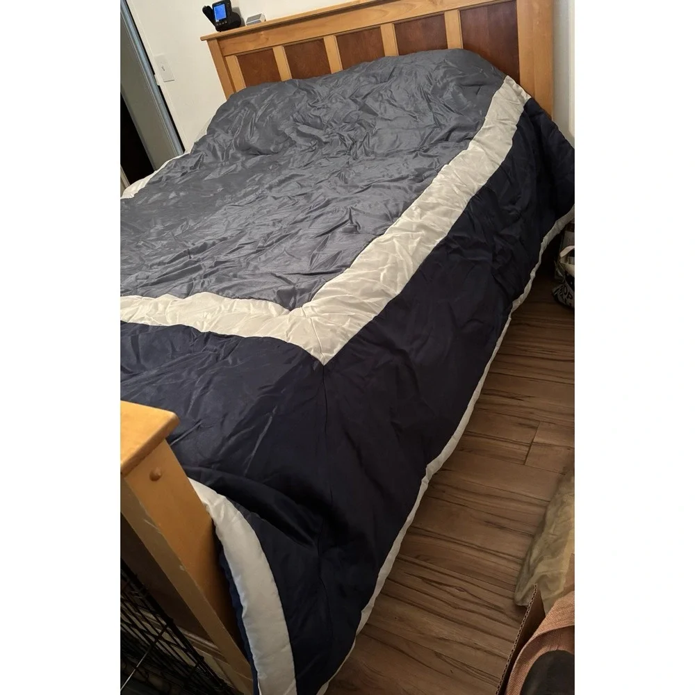 UGG Bedding Madison Park Bedding Set Full/Queen Two Tone Blues